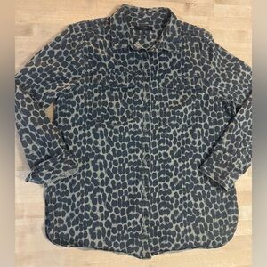 Banana Republic Dillon leopard print Shirt Jacket